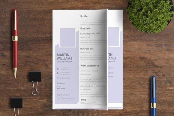 Clean Minimalist Resume: A4 Layout for Professional Impact