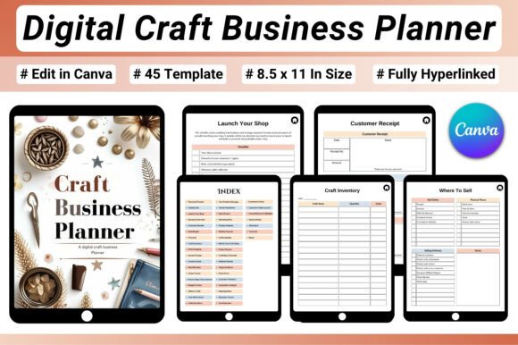 🎨 Digital Craft Business Planner: A Visual Strategy Tool