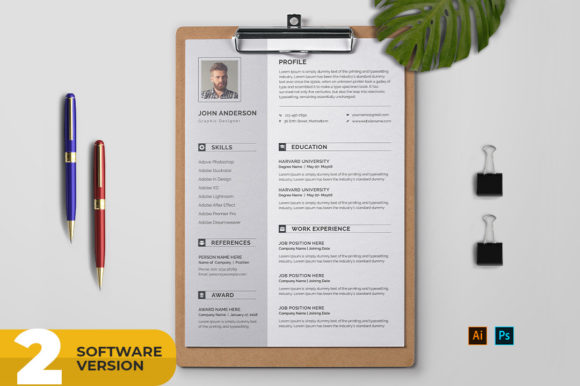 Land Your Dream Job with a Polished, Two-Page Resume Template