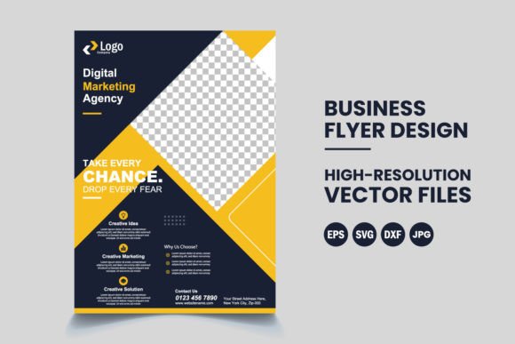 Modern IT Flyer Design Template for Professionals