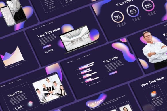 Modern Purple Powerpoint Template: Elevate Your Visual Communication