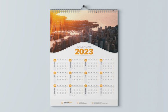 Simplify Your Year: The One-Page Wall Calendar 2023