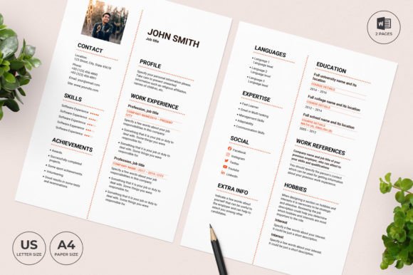 Steak House Resume Template CV: A Bold Approach to Job Hunting