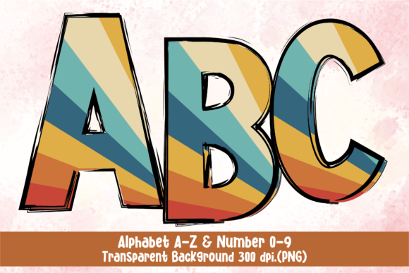 Unleash Retro Charm with Groovy Color Doodle Fonts