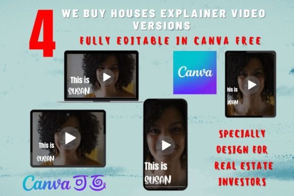 We Buy Houses Video Canva Template: A Designer's Asset